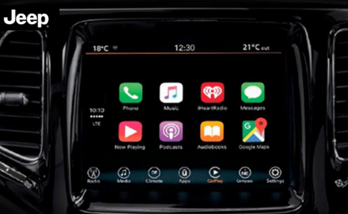 compass limited plus touch screen infotainment system