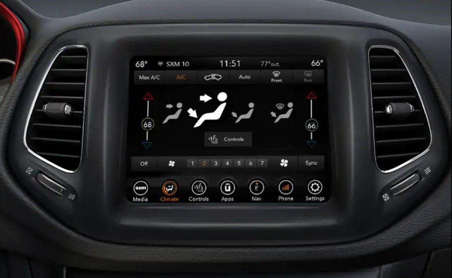 Jeep compass model-s dual zone automatic temperature control