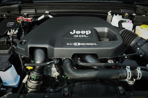 Eco diesel system in Jeep Wrangler SUV